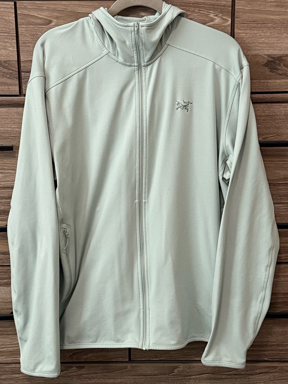 Arc'teryx Kyanite Lightweight Hoody Size XL Stone Green